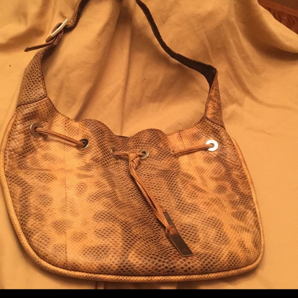 Snake skin Gucci purse